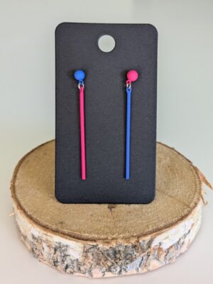 Chianti | Blauw - fluo roze