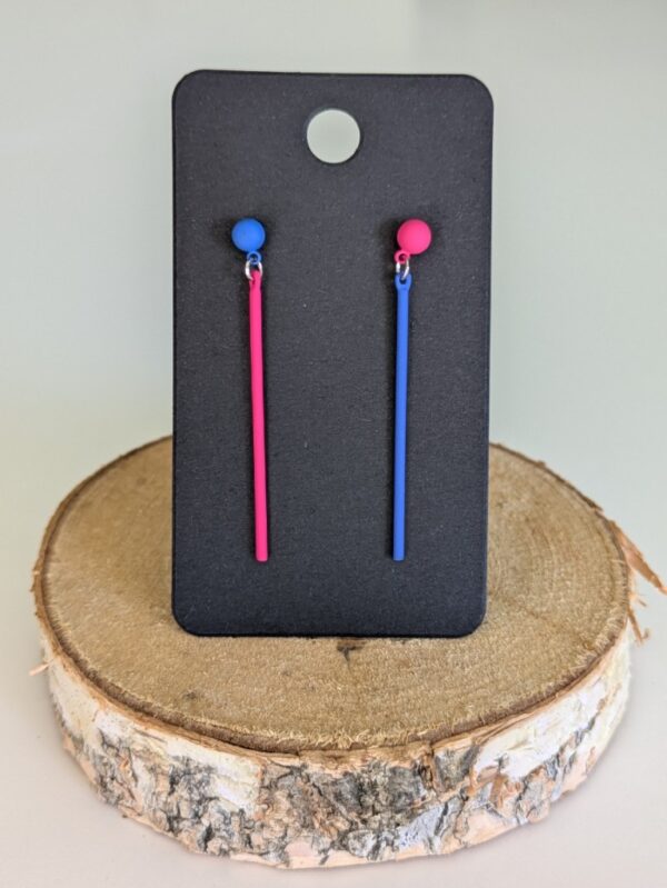 Chianti | Blauw - fluo roze