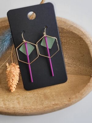 Koblenz | Goud - zeegroen - aubergine