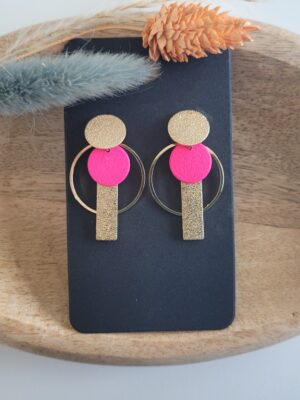 Doesburg | Goud - fluo roze