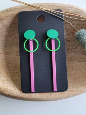 Andorra | Groen - fuchsia - roze - fluo groen