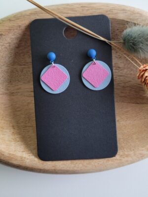Palamos | Blauw - lichtblauw - fuchsia - roze